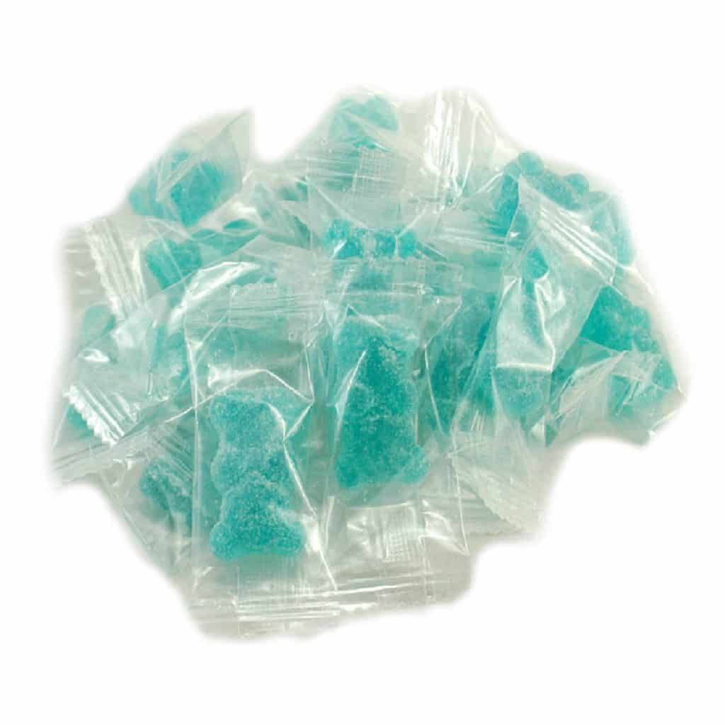 Individually Wrapped Blue Gourmet Gummy Bears