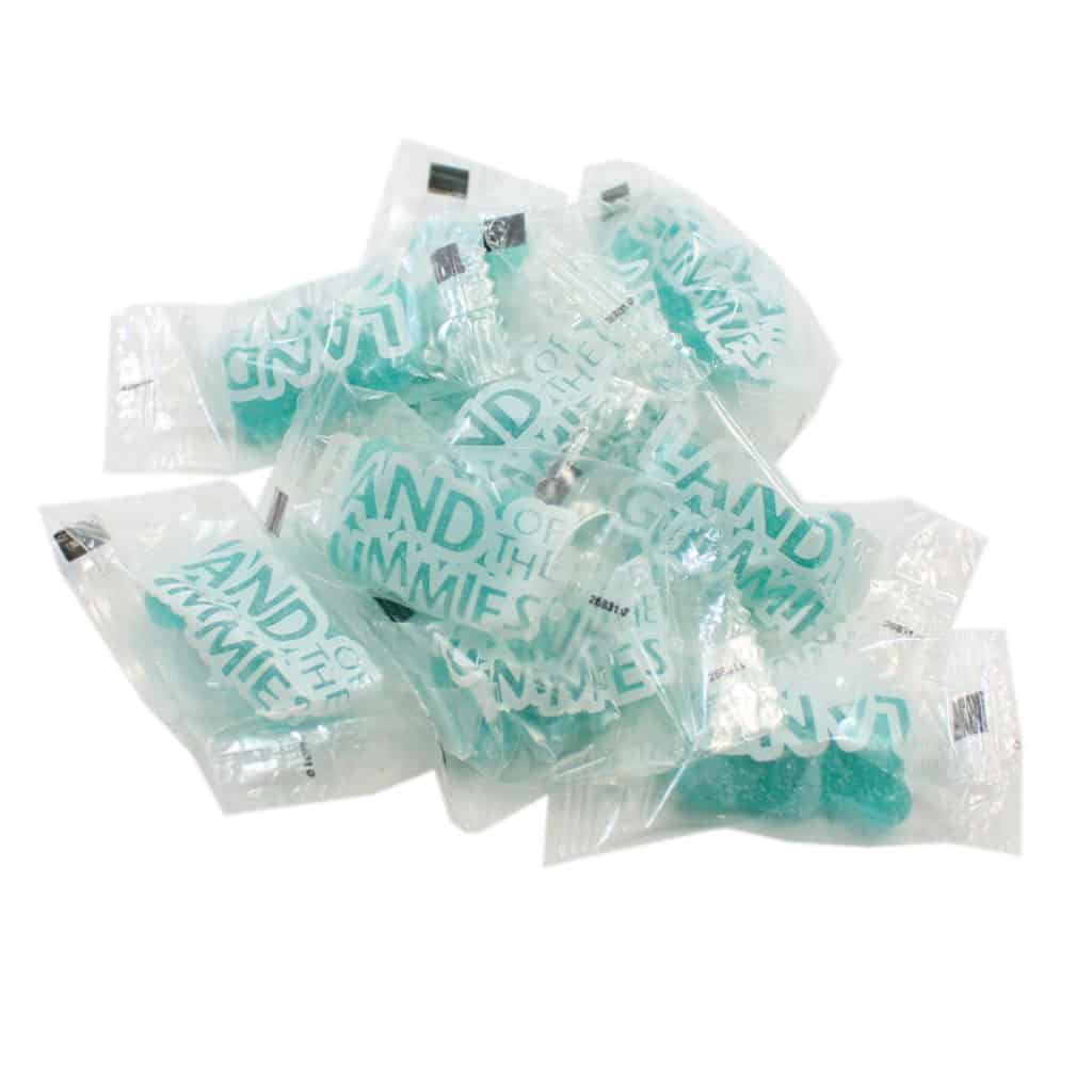 Individually Wrapped Blue Gourmet Gummy Bears